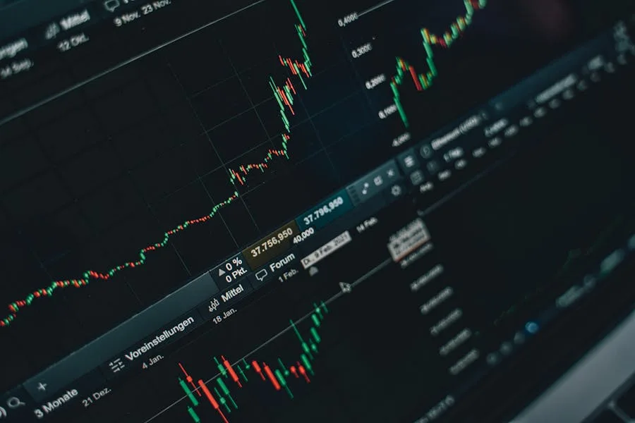 Multiple financial graphs on laptop screen — Excel vs ledger method for XIRR calculation
